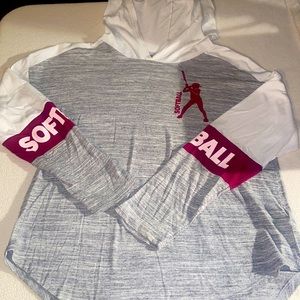 Justice size 10 plus girls lightweight hoodie